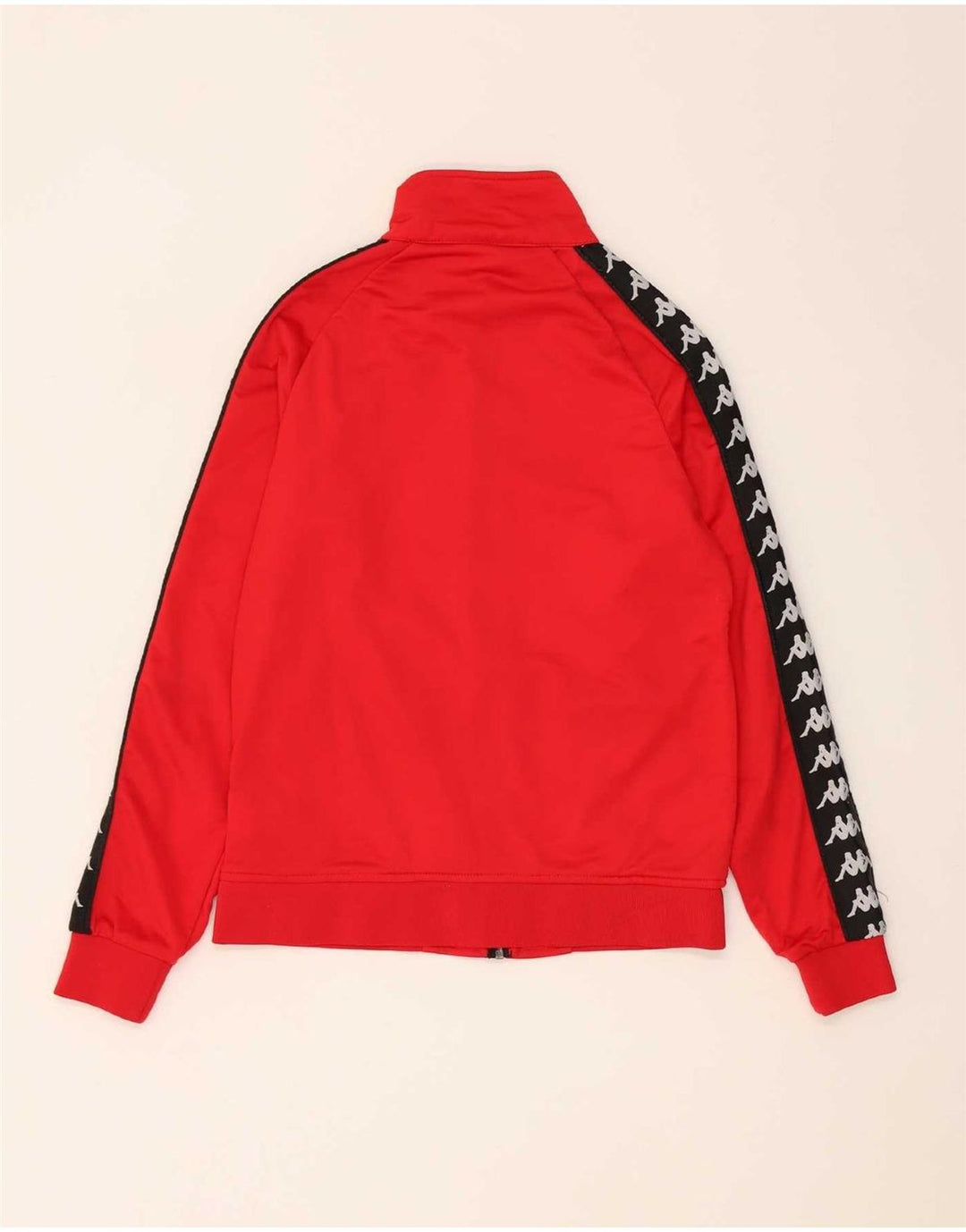 Kappa Womens Graphic Full Tracksuit UK 10 Small  Red Colourblock Polyester