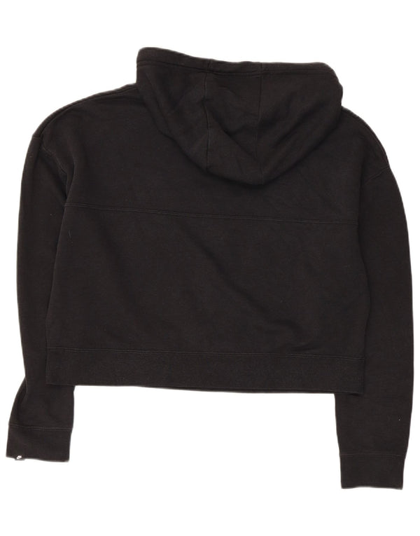 Nike Womens Graphic Hoodie Jumper Small Black