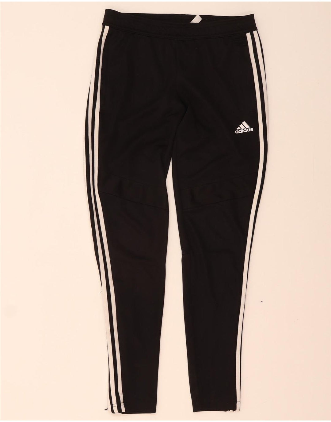 ADIDAS Womens Aeroready Tracksuit Trousers UK 8/10 Small  Black Polyester