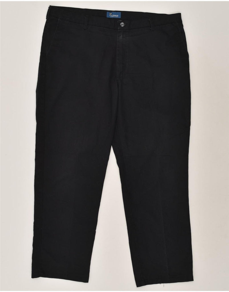 LEE Mens Total Freedom Slim Classic Fit Chino Trousers W42 L32  Black | Vintage Lee | Thrift | Second-Hand Lee | Used Clothing | Messina Hembry 