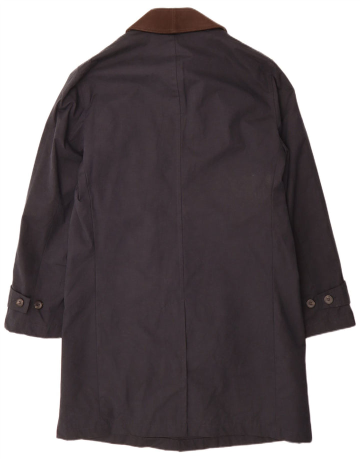 Marks & Spencer Mens Windbreaker Coat UK 36 Small Navy Blue Classic