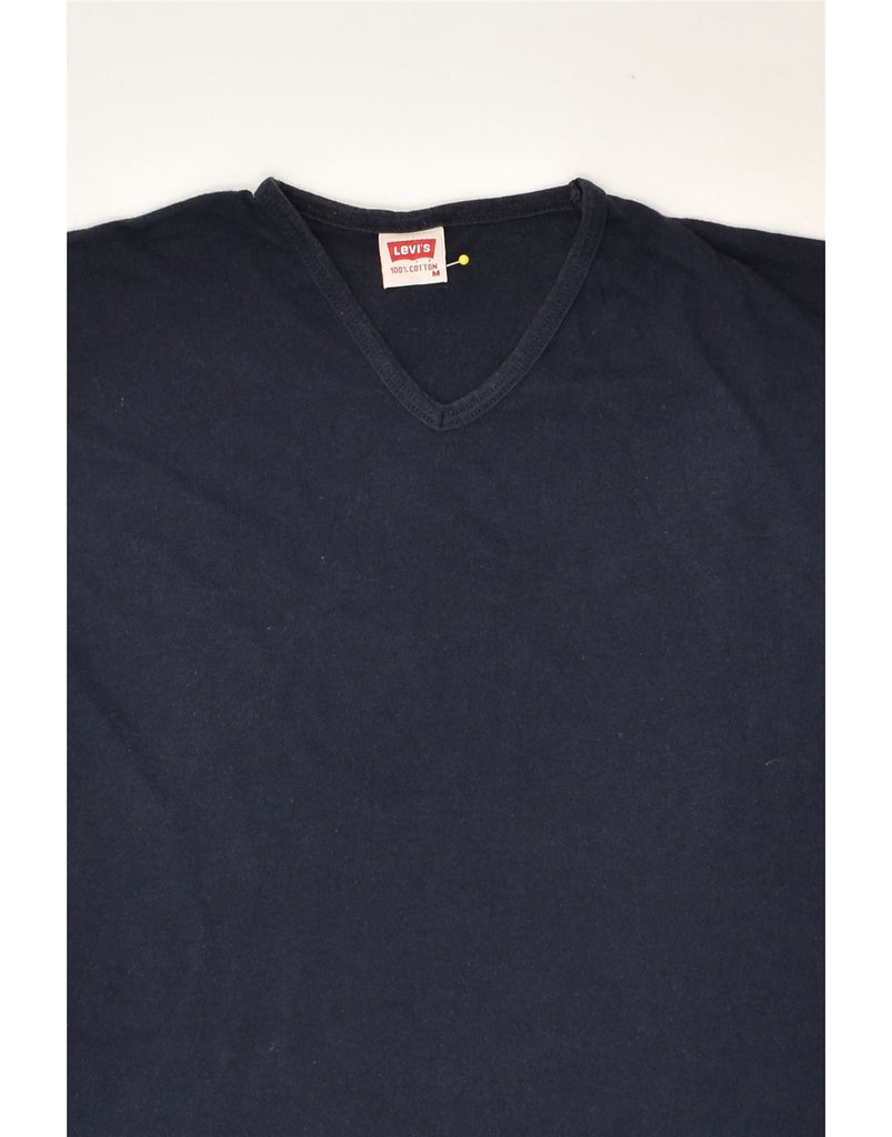 LEVI'S Mens T-Shirt Top Medium Navy Blue Cotton | Vintage Levi's | Thrift | Second-Hand Levi's | Used Clothing | Messina Hembry 