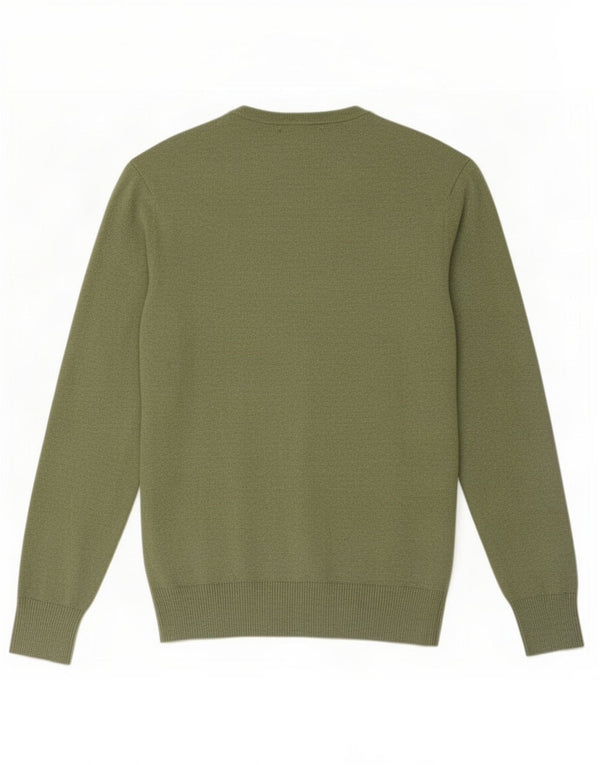 Polo Ralph Lauren Boys V-Neck Jumper Sweater 15-16 Years XL Green