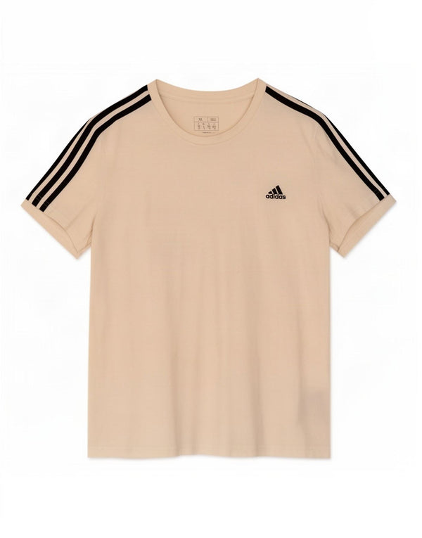 Adidas Womens Slim Fit T-Shirt Top UK 20/22 XL White Cotton
