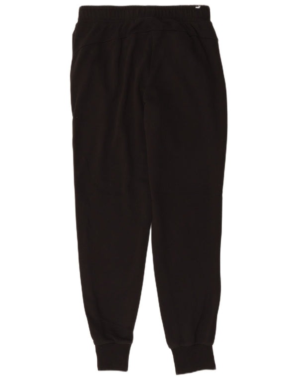Puma Mens Graphic Tracksuit Trousers Joggers Medium Black Cotton