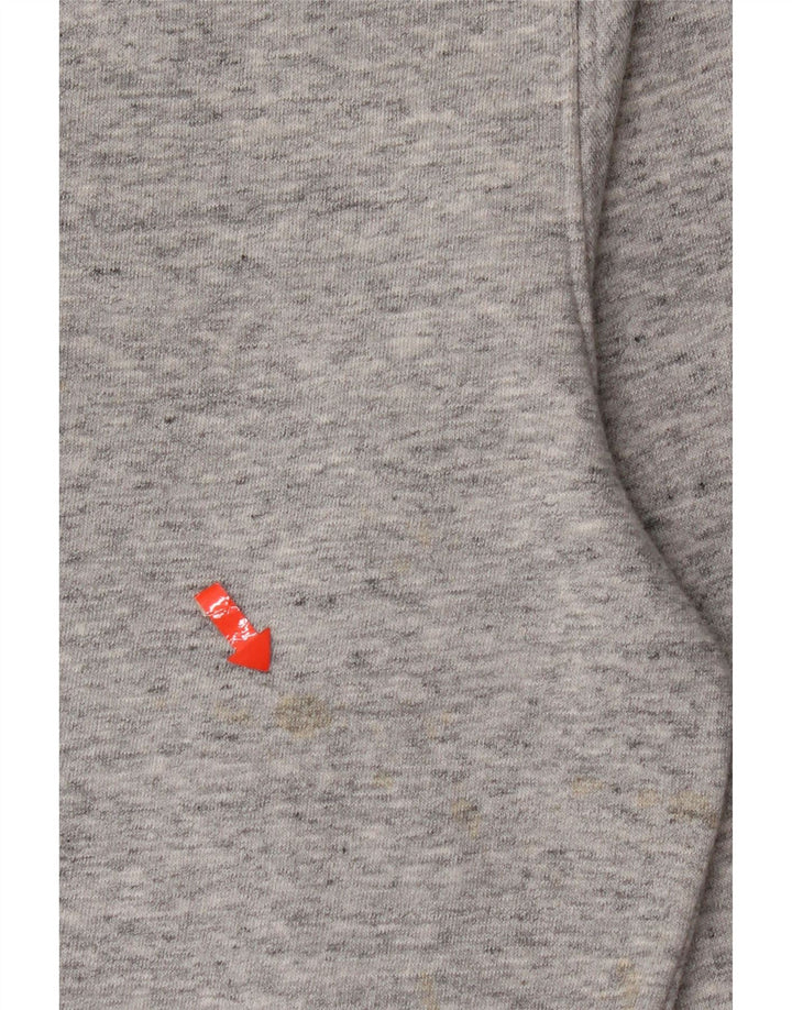 Champion Mens Graphic Sweatshirt Jumper Small Grey Flecked Cotton