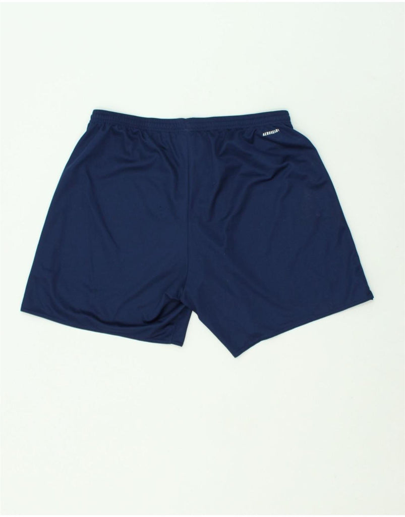 ADIDAS Mens Sport Shorts XL Navy Blue Polyester | Vintage Adidas | Thrift | Second-Hand Adidas | Used Clothing | Messina Hembry 