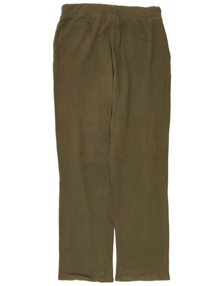 CHAMPION Mens Tracksuit Trousers Large  Khaki Cotton
