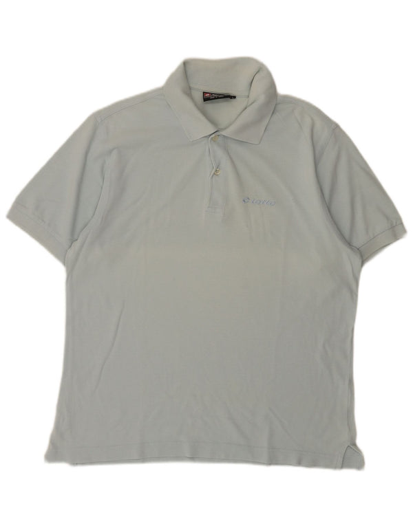 Lotto Mens Polo Shirt Large Blue