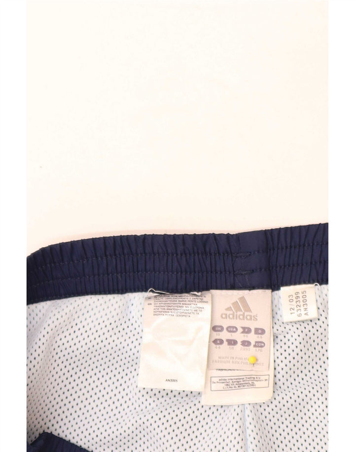 Adidas Womens Tracksuit Trousers UK 18 XL Navy Blue Polyester