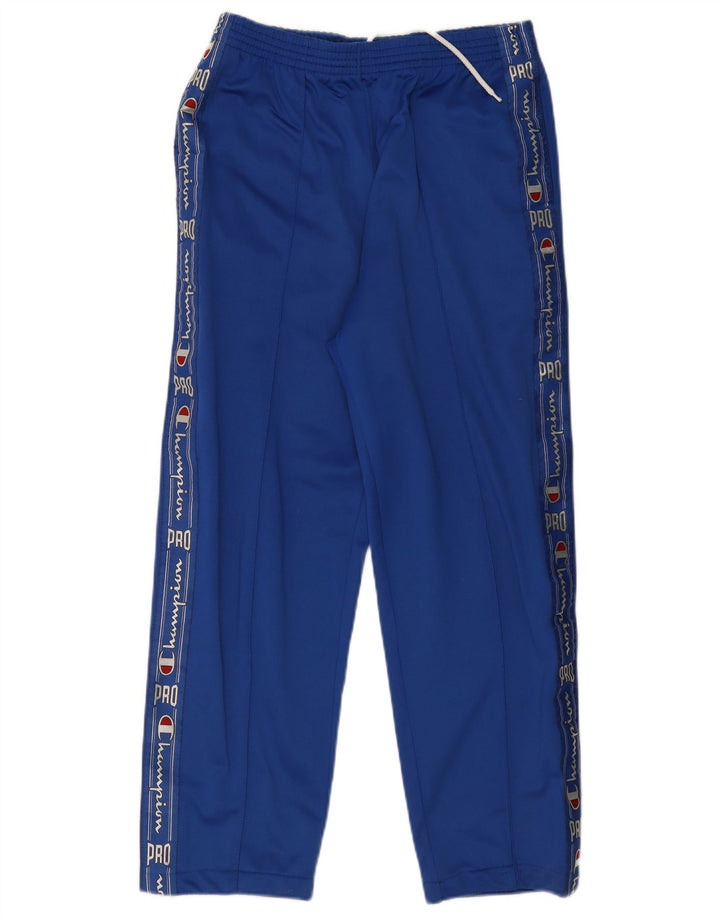 Champion Mens Graphic Tracksuit Trousers Medium  Blue