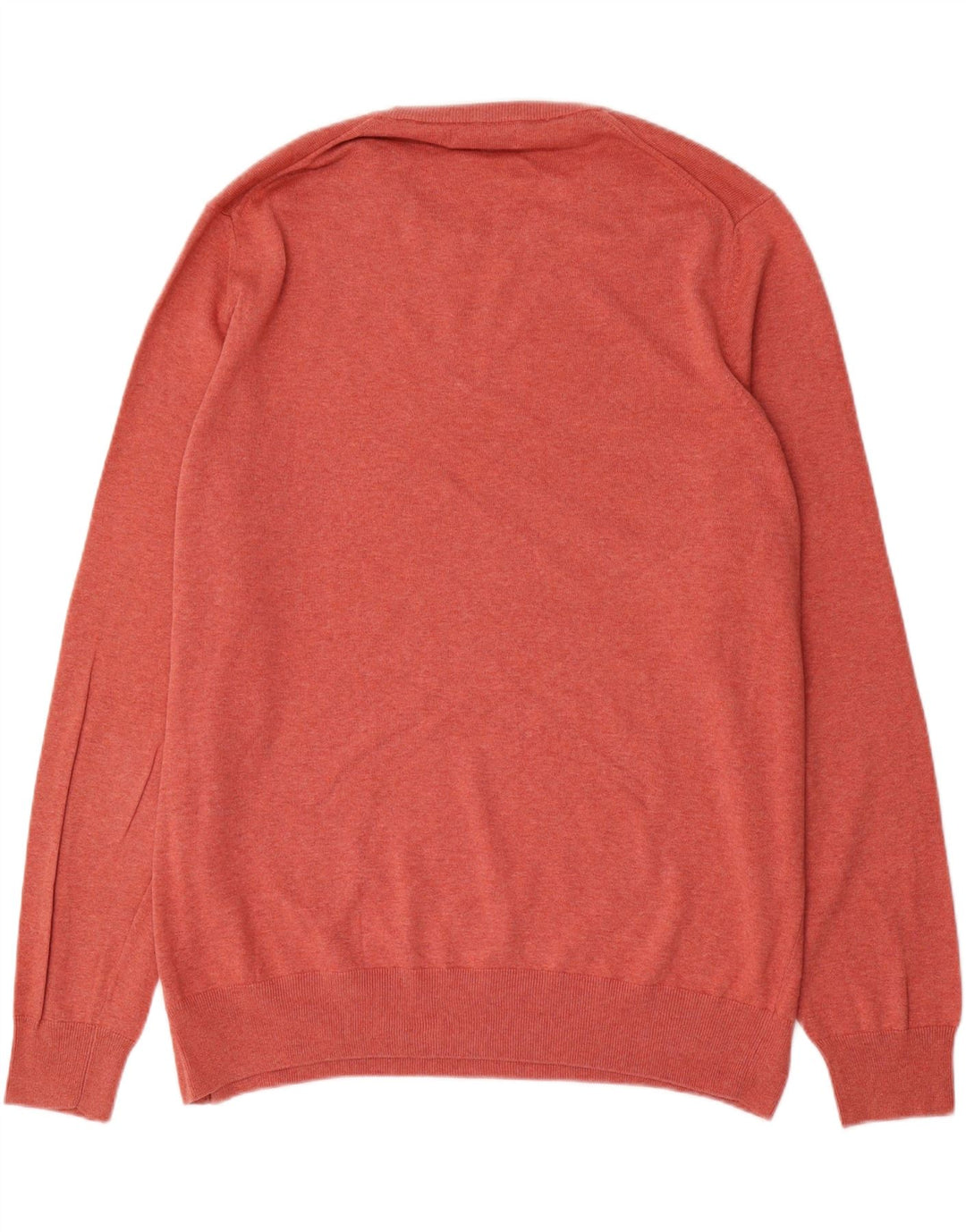 Marks & Spencer Mens Crew Neck Jumper Sweater 3XL Red Cotton
