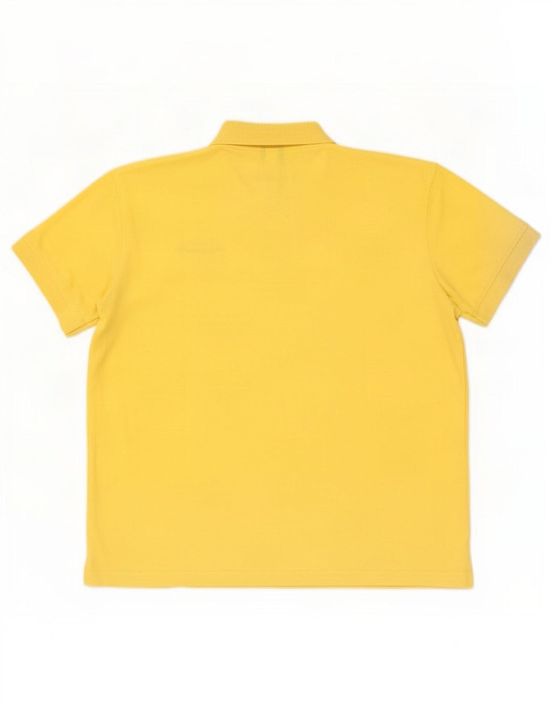 Under Armour Mens Polo Shirt Large Yellow Cotton