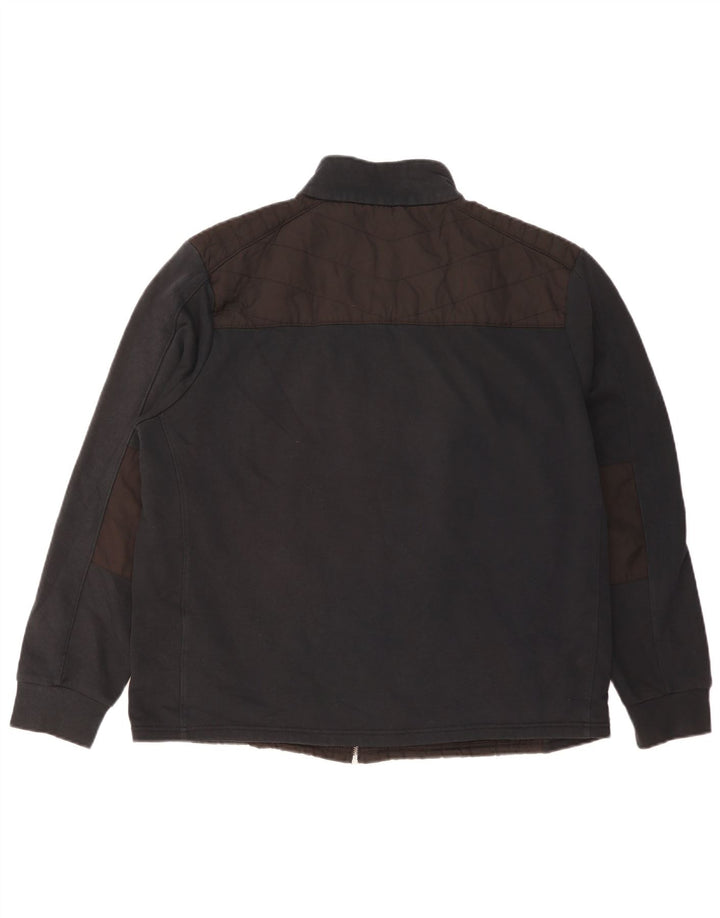 Marks & Spencer Mens Blue Harbour Bomber Jacket UK 42 XL Brown Colourblock