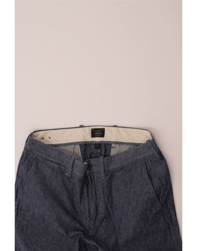 J. CREW Womens Straight Chino Trousers W29 L27 Navy Blue Cotton Vintage J. Crew and Second-Hand J. Crew from Messina Hembry 