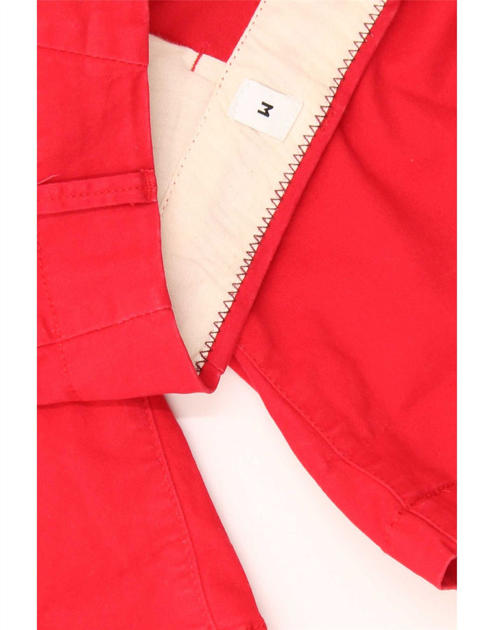 Jack & Jones Mens Chino Shorts Medium W32 Red Cotton