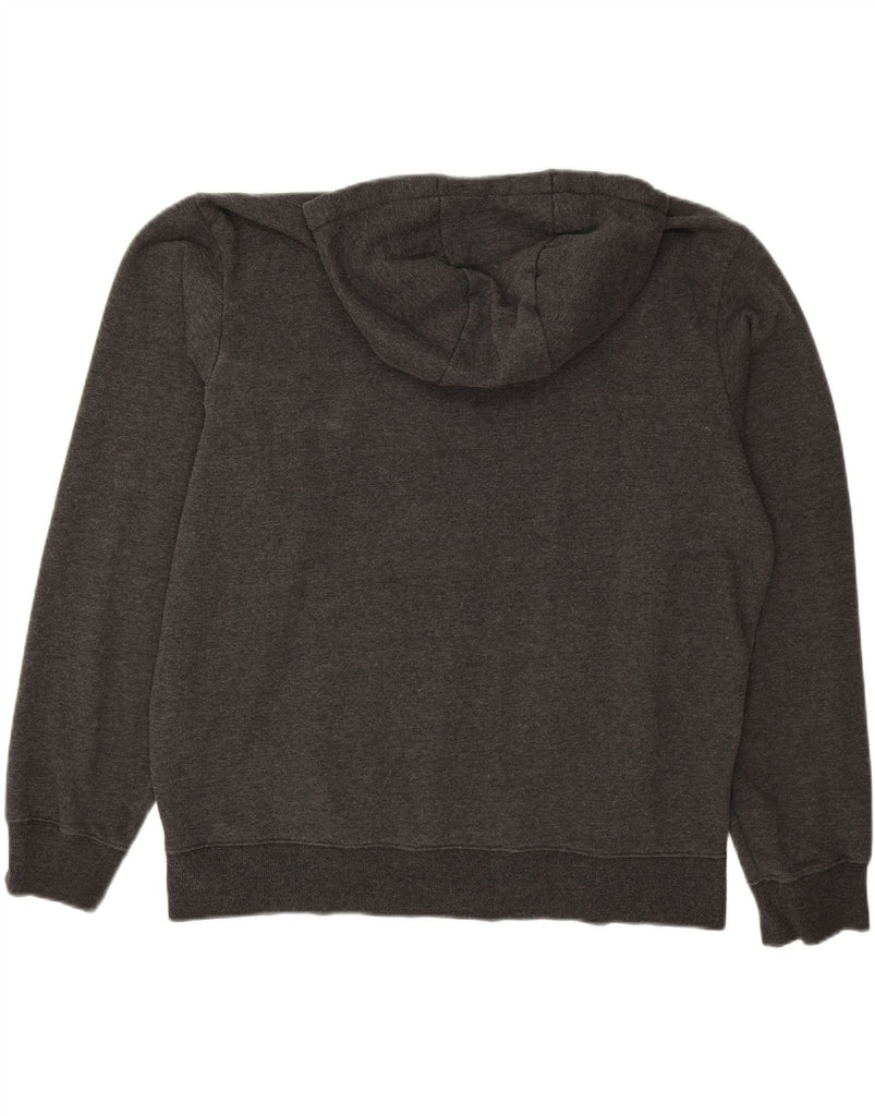 FILA Mens Graphic Hoodie Jumper 2XL Grey Cotton Vintage Fila and Second-Hand Fila from Messina Hembry 