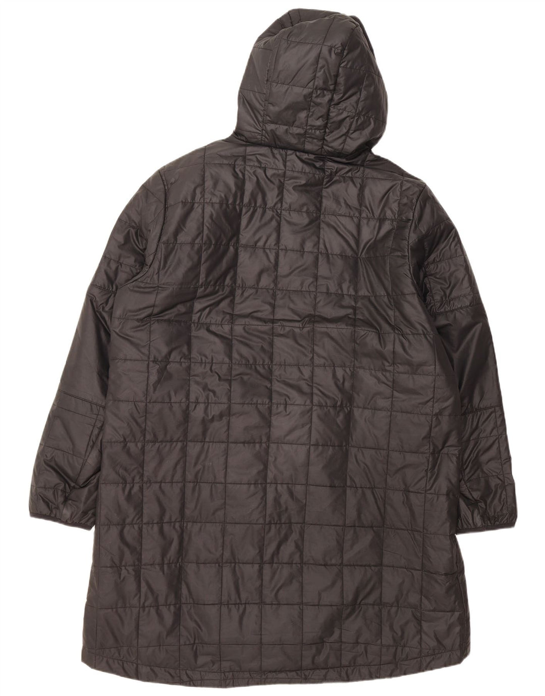 NIKE Mens Hooded Padded Coat UK 42 XL Black Polyester