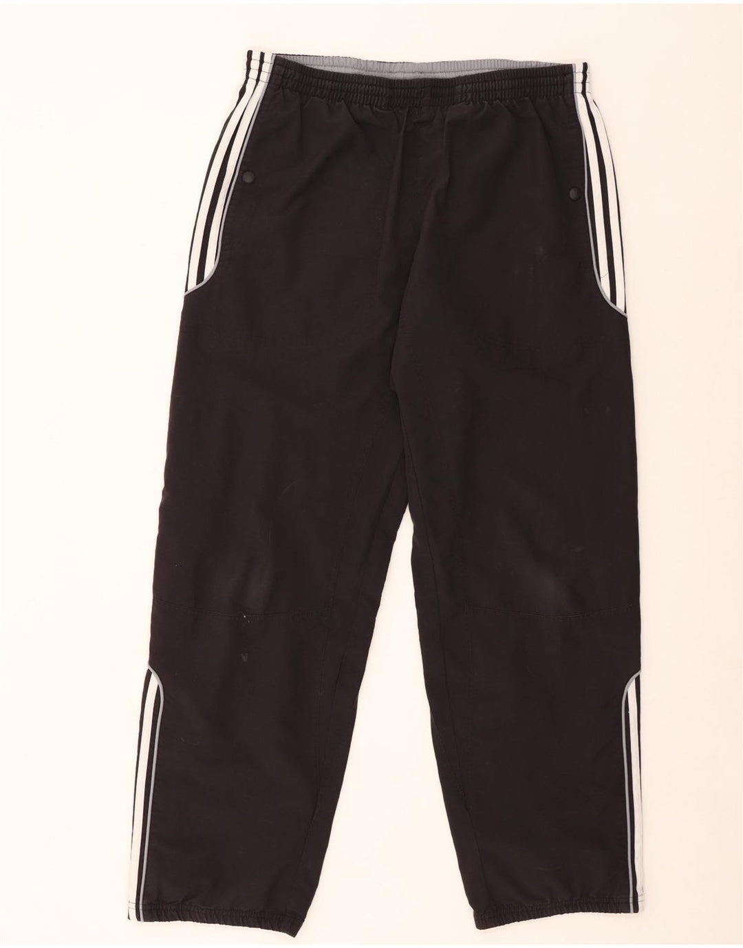 ADIDAS Mens Tracksuit Trousers Large  Black Polyester