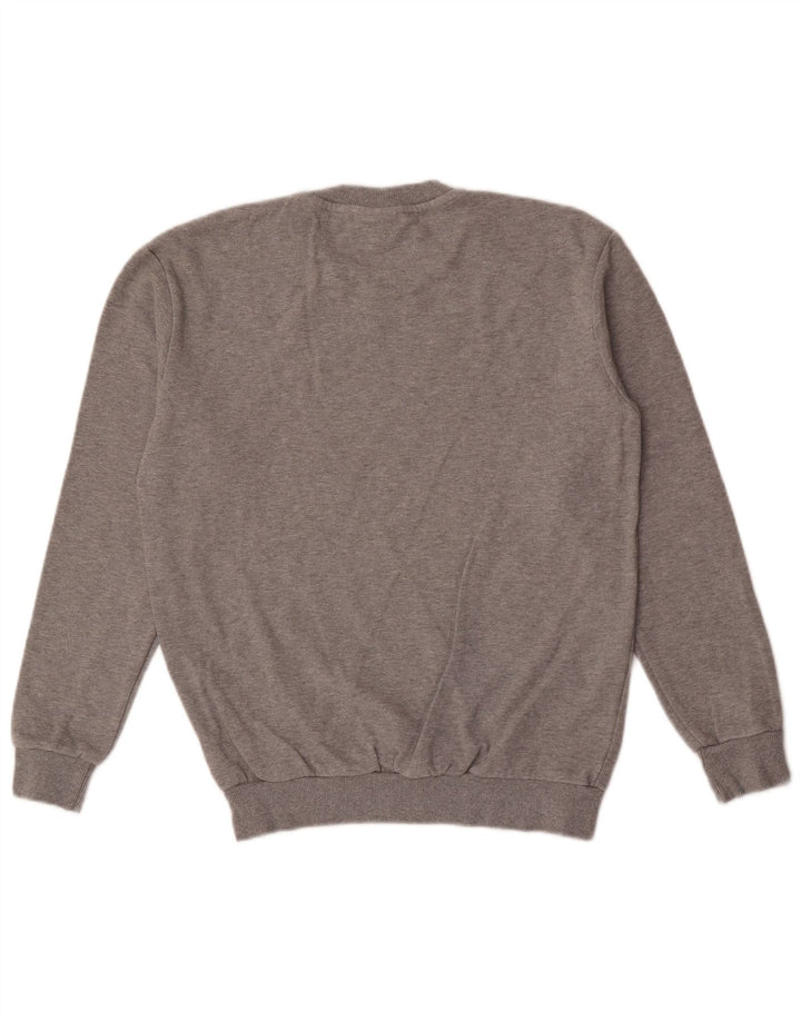 Zara Mens Crew Neck Jumper Sweater Medium Grey Flecked