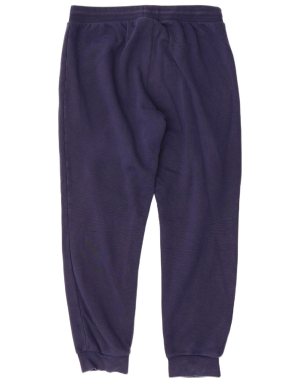 Adidas Mens Tracksuit Trousers Joggers Large Navy Blue Cotton