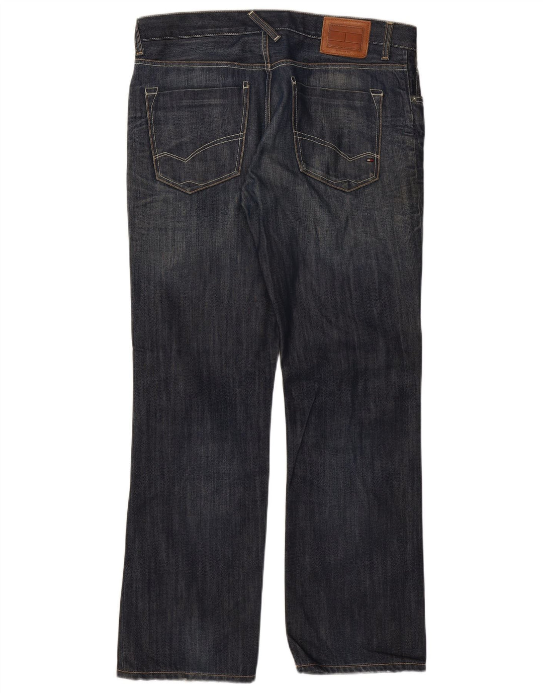 Tommy Hilfiger Mens Straight Jeans W36 L32 Blue Cotton