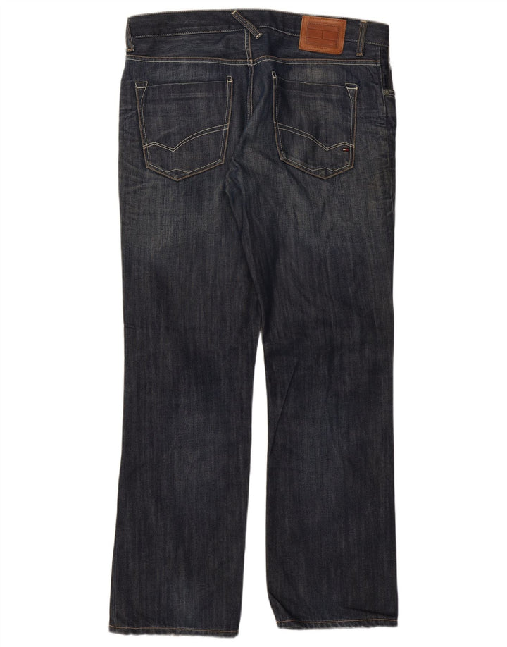 Tommy Hilfiger Mens Straight Jeans W36 L32 Blue Cotton