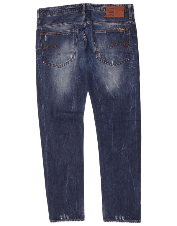 G-Star Mens Slim Jeans W36 L33 Navy Blue