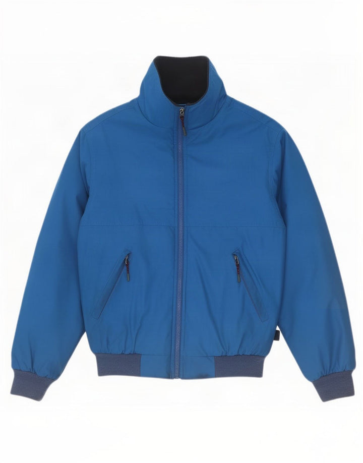 Musto Mens Loose Fit Bomber Jacket UK 36 Small Blue Polyester