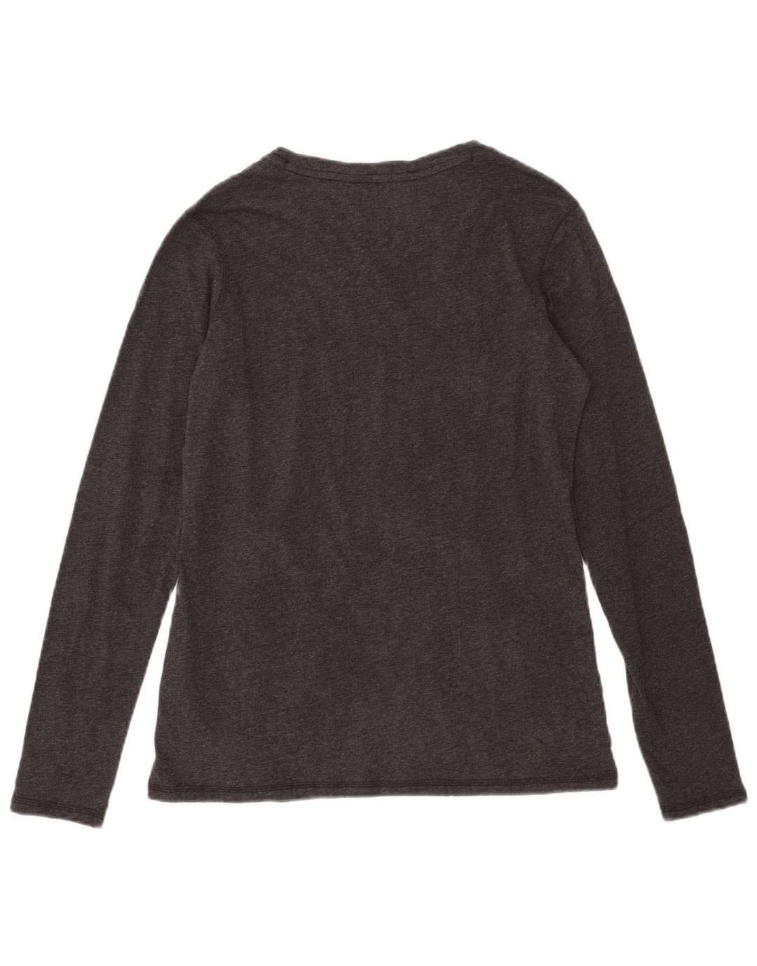 Carhartt Womens Graphic Top Long Sleeve US 4/6 Small Grey Cotton
