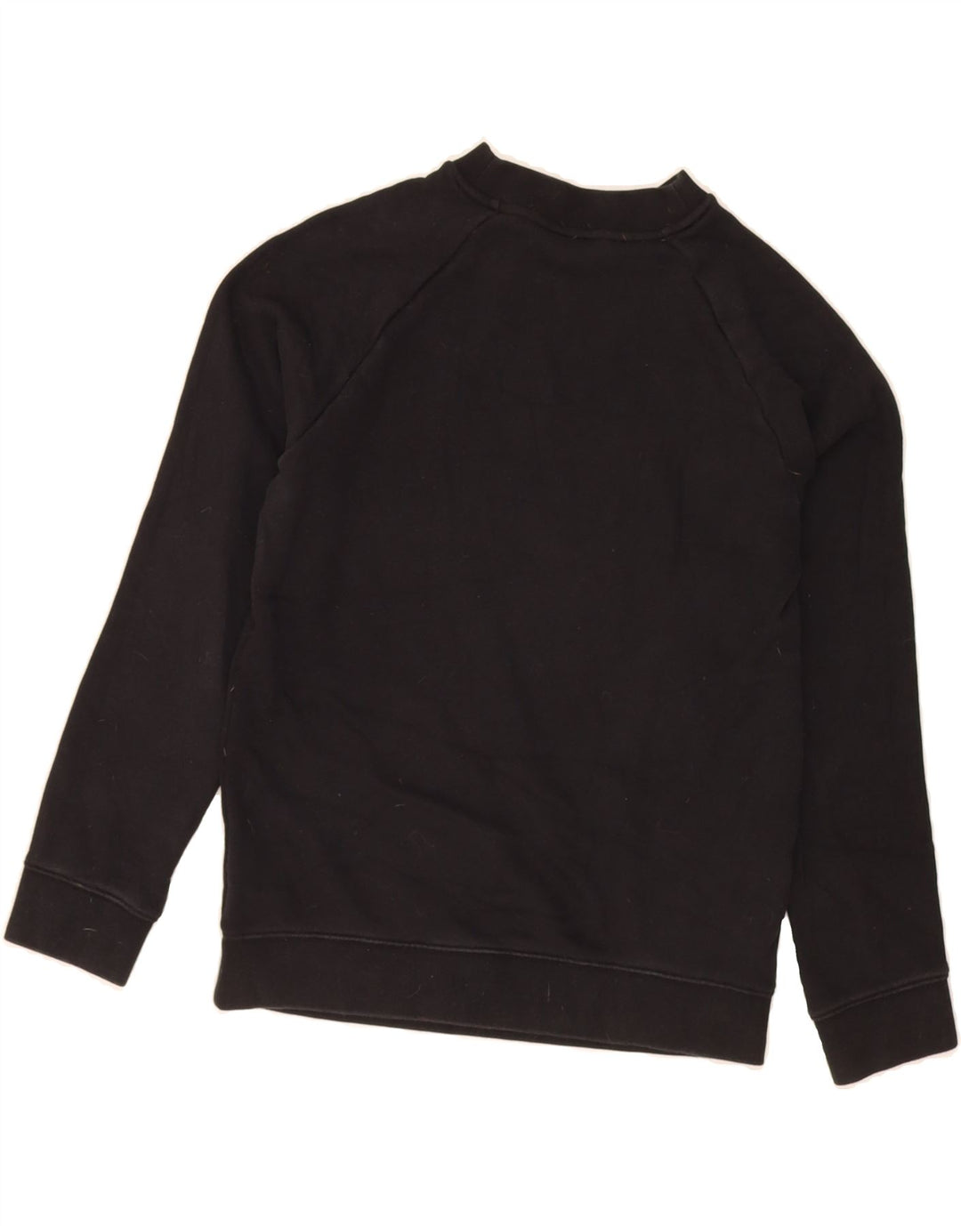 ADIDAS Womens Graphic Sweatshirt Jumper UK 12 Medium Black Cotton Vintage Adidas and Second-Hand Adidas from Messina Hembry 