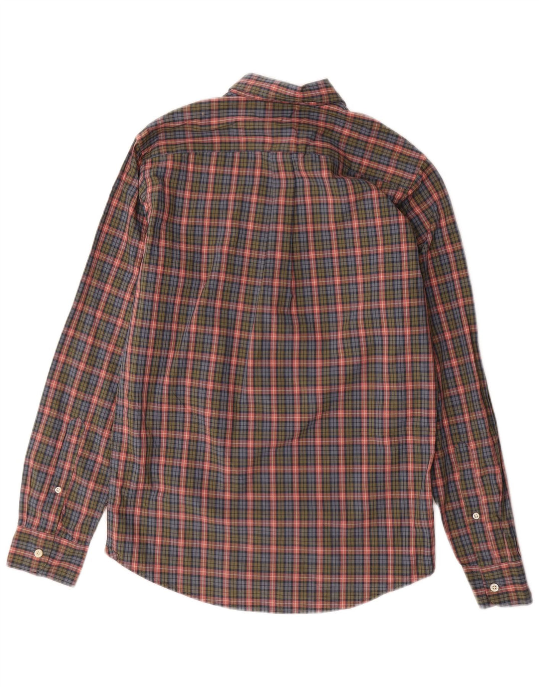 DOCKERS Mens Slim Fit Shirt Small Multicoloured Check Cotton