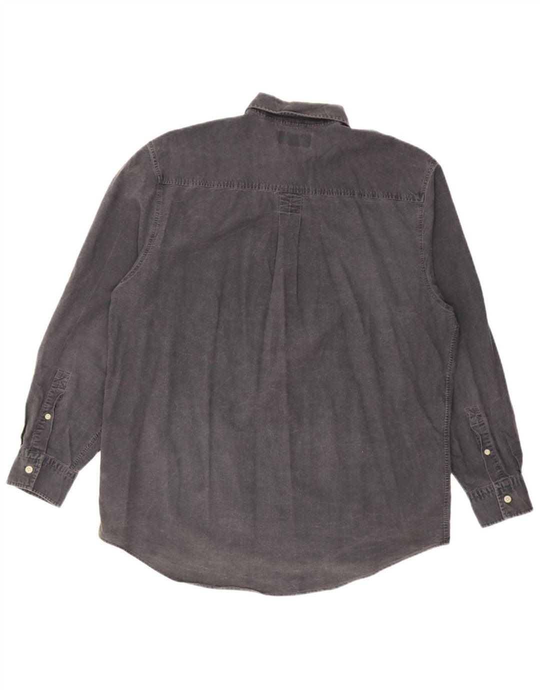 Timberland Mens Shirt Large Navy Blue Cotton