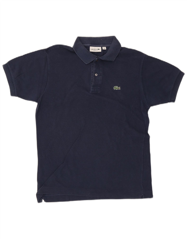Lacoste Mens Classic Fit Polo Shirt Size 4 Medium Navy Blue