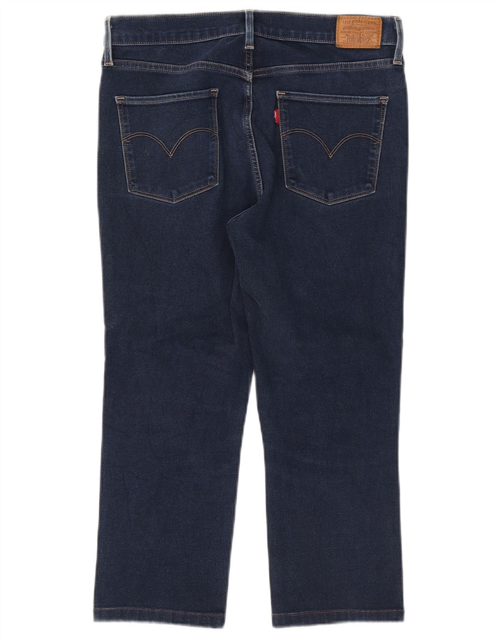 Levi's Womens Capri Jeans W30 L21 Blue Cotton
