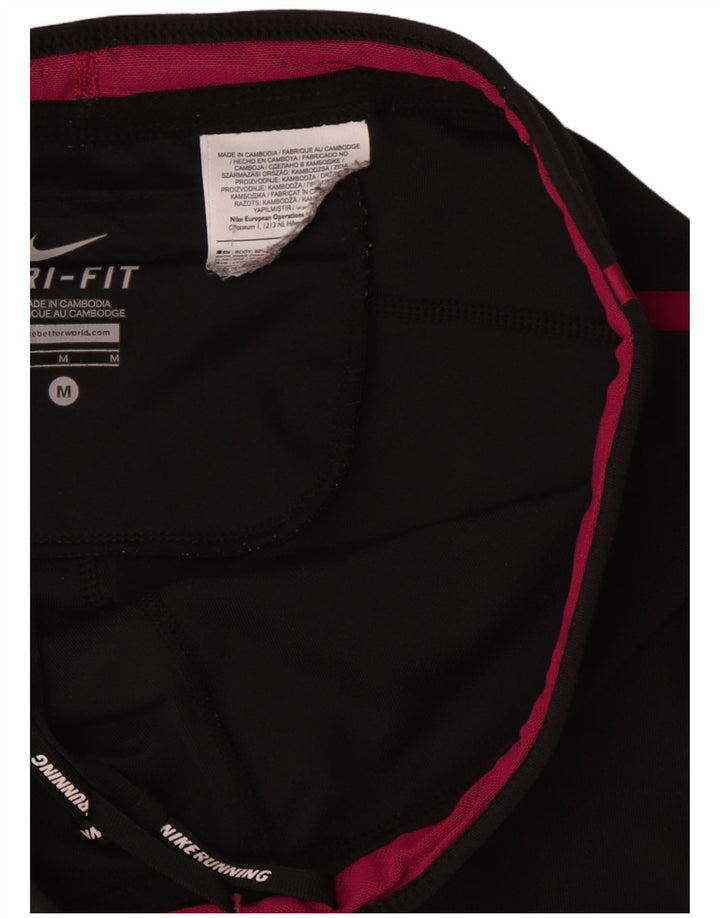 Nike Womens Dri Fit Capri Leggings UK 12 Medium Black