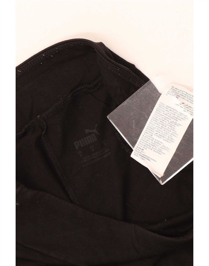 Puma Womens Graphic Leggings UK 10 Small Black