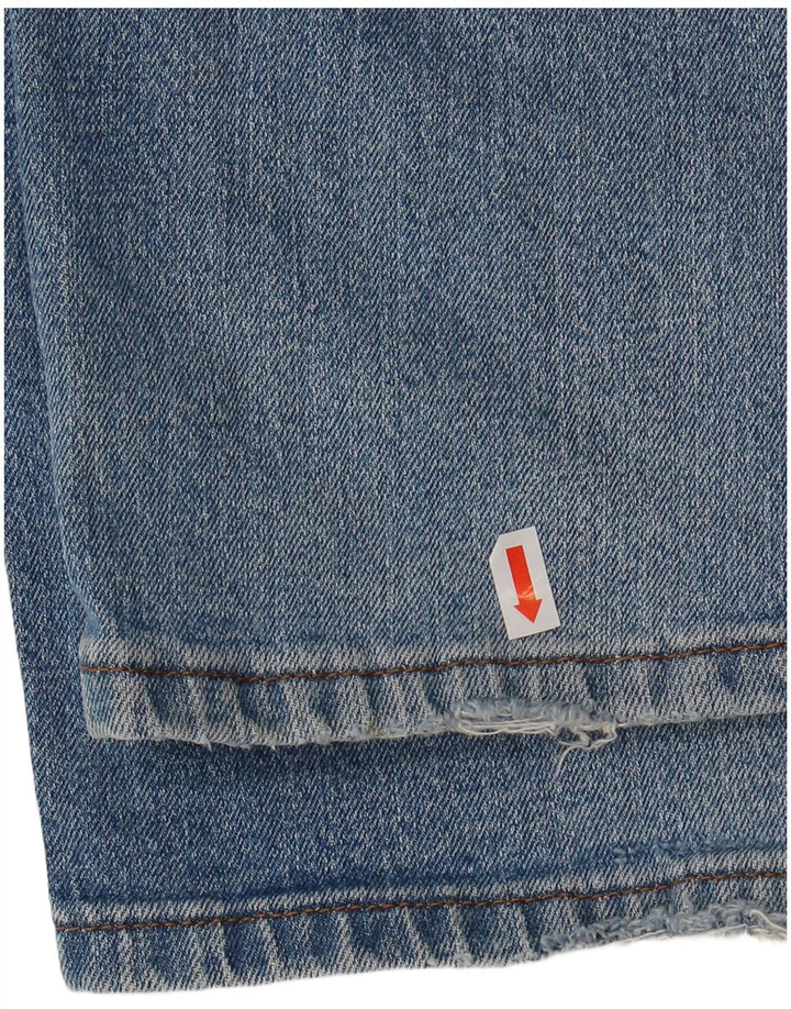 Wrangler Mens Texas Stretch Straight Jeans W38 L30 Blue Cotton