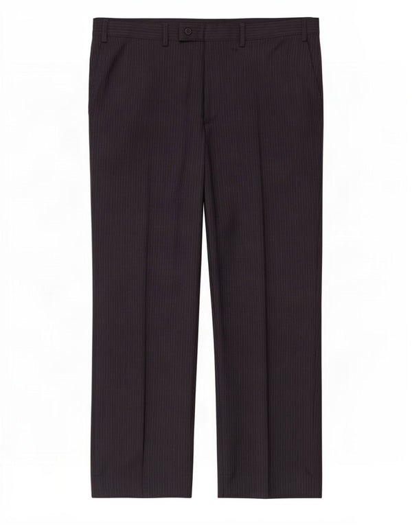 Marks & Spencer Mens Regular Fit Suit Trousers W38 L29 Navy Blue Pinstripe