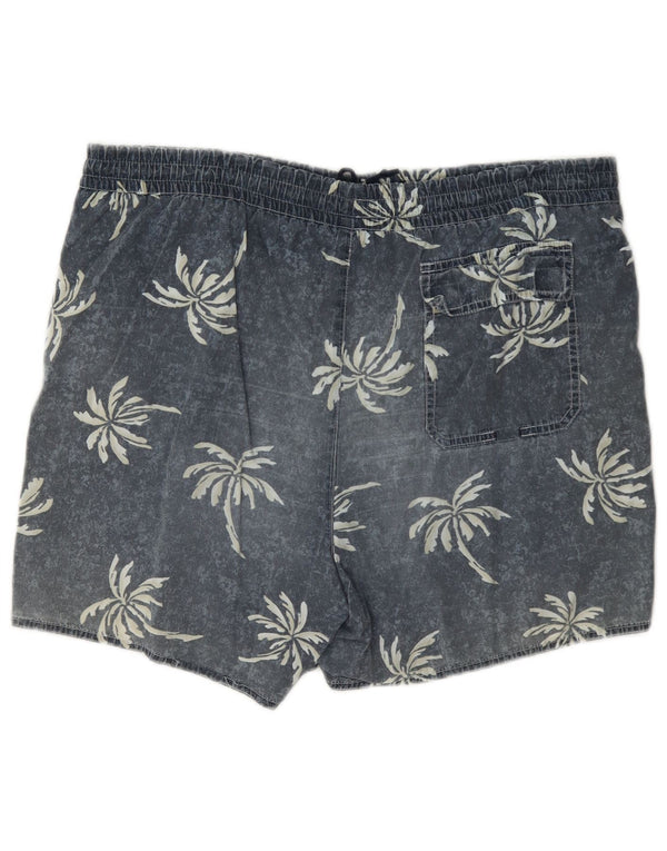 Colmar Mens Graphic Swimming Shorts EU 50 Medium Navy Blue Floral Cotton