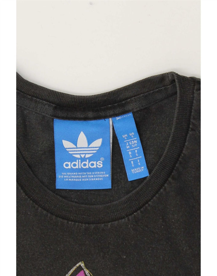 Adidas Mens Graphic T-Shirt Top Small Grey