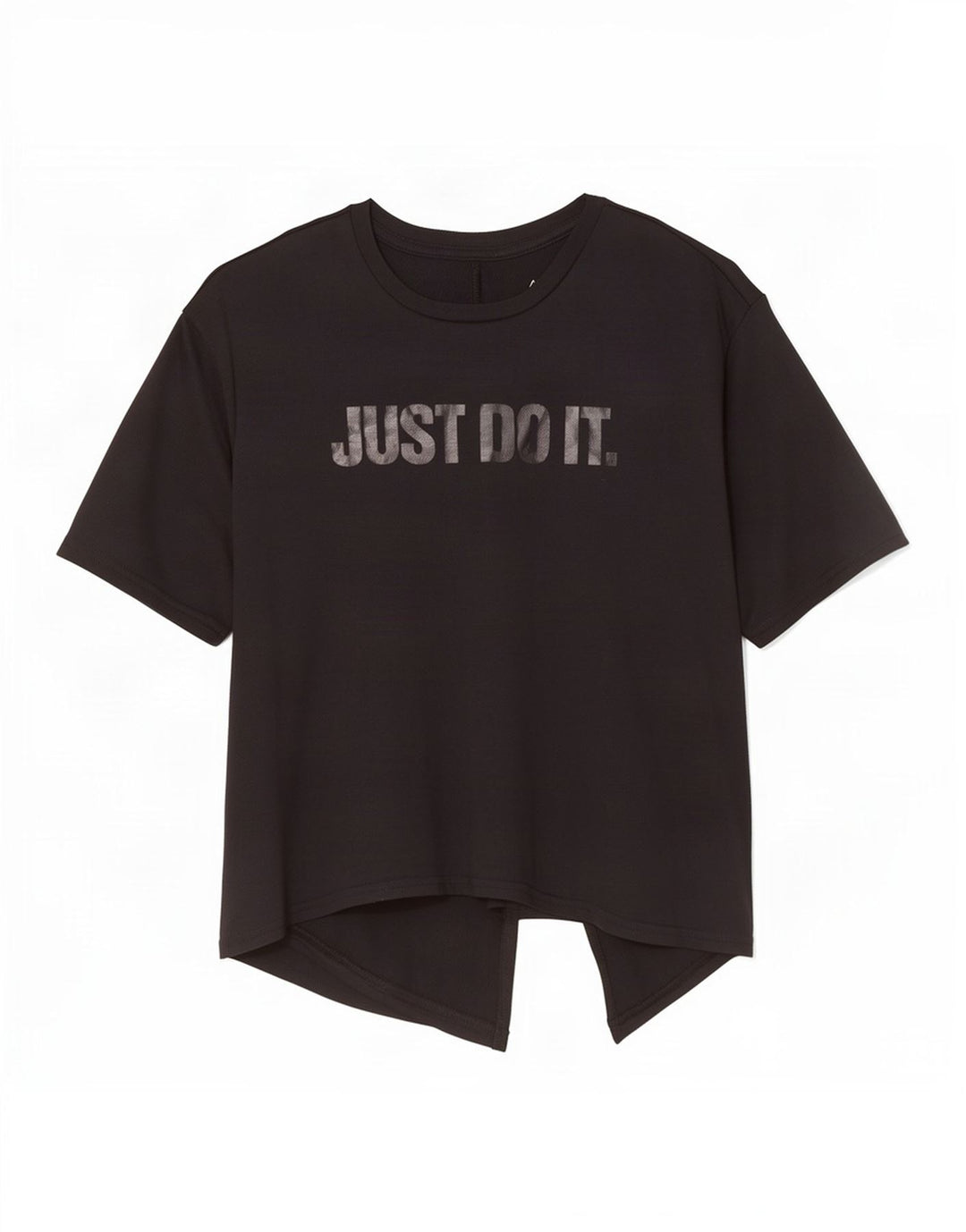 Nike Womens Dri Fit Oversized Graphic T-Shirt Top UK 10 Small Black
