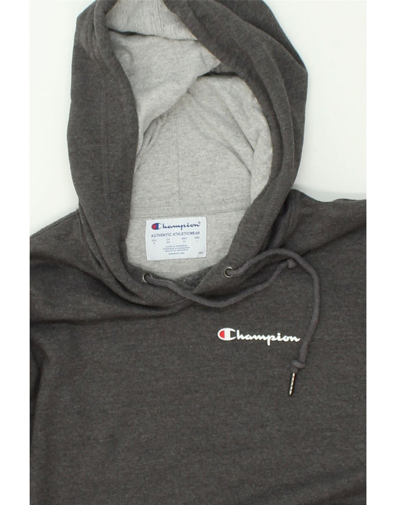 CHAMPION Mens Hoodie Jumper Small Grey Cotton | Vintage Champion | Thrift | Second-Hand Champion | Used Clothing | Messina Hembry 