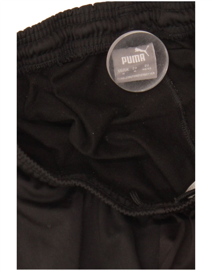 Puma Mens Tracksuit Trousers Joggers Medium  Black Polyester