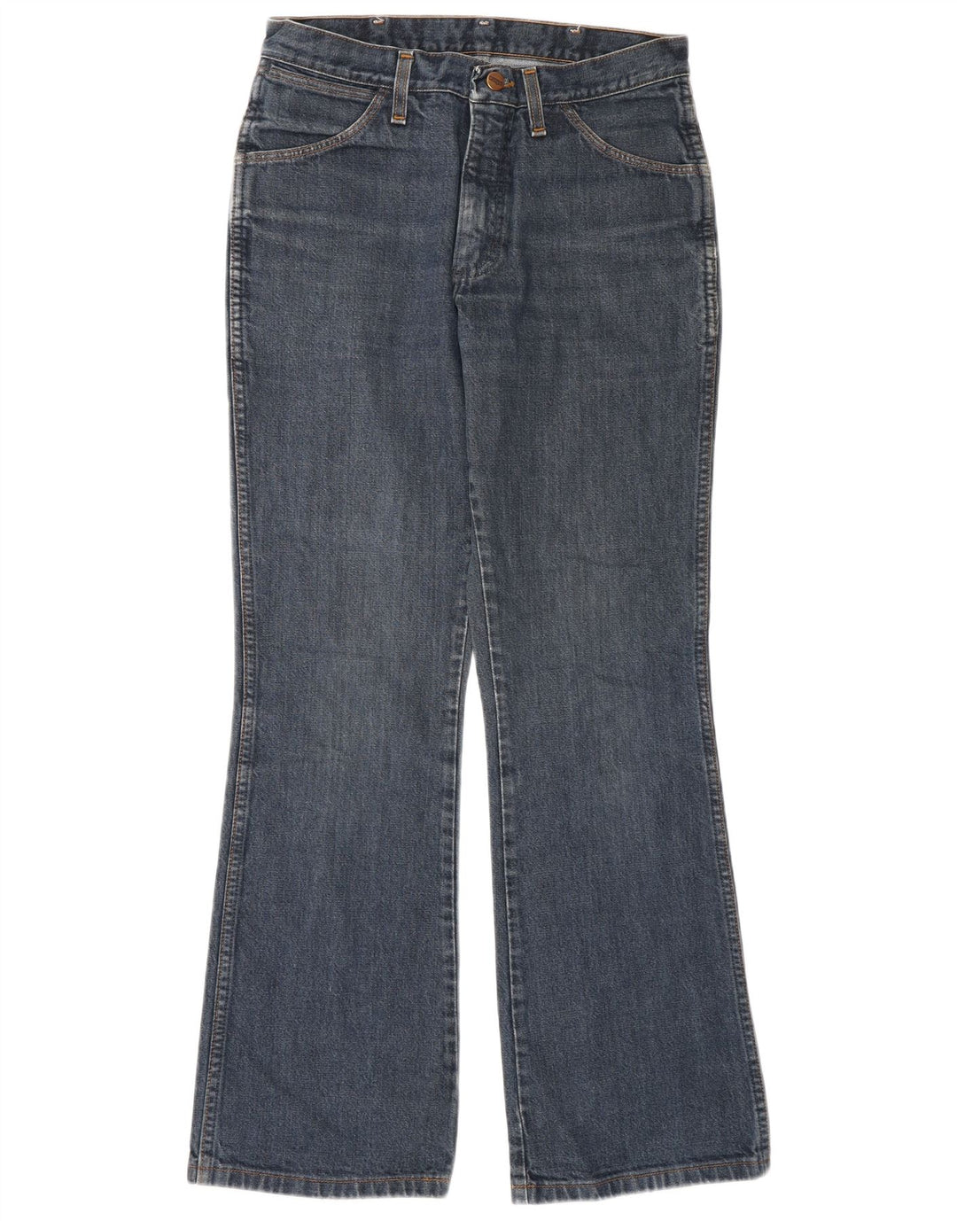 Wrangler Womens Bootcut Jeans W32 L32 Blue Cotton