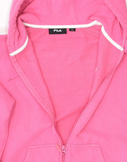 Pink fila deals sweater