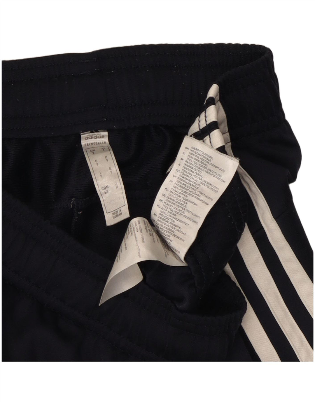 Adidas Mens Tracksuit Trousers Small Navy Blue Polyester