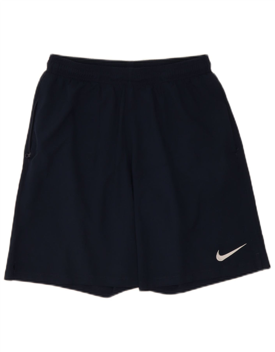 NIKE Mens Dri Fit Sport Shorts Medium  Navy Blue Polyester