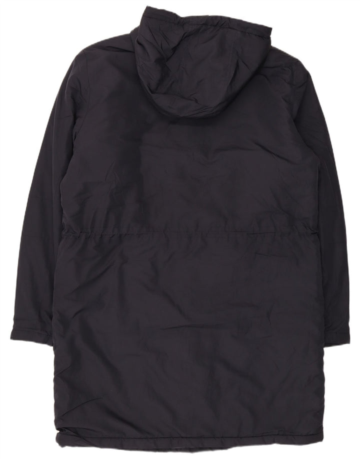 Calvin Klein Jeans Mens Hooded Padded Coat UK 40 Large Navy Blue Polyester