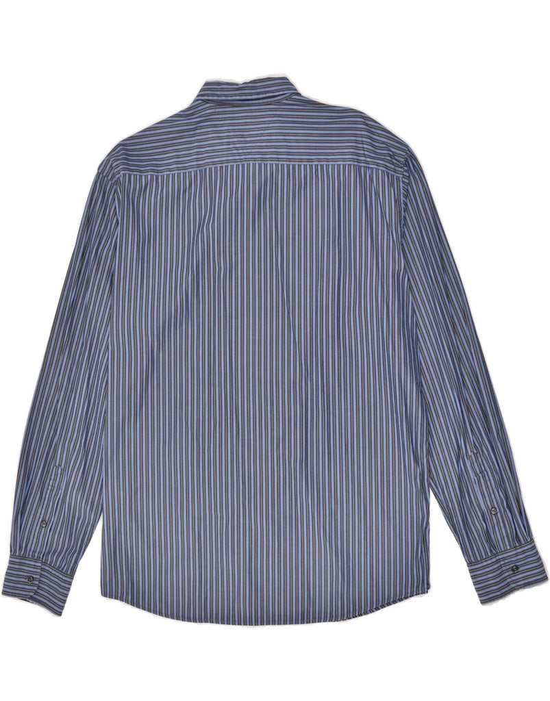 TOMMY HILFIGER Mens Shirt XL Blue Striped Cotton | Vintage Tommy Hilfiger | Thrift | Second-Hand Tommy Hilfiger | Used Clothing | Messina Hembry 